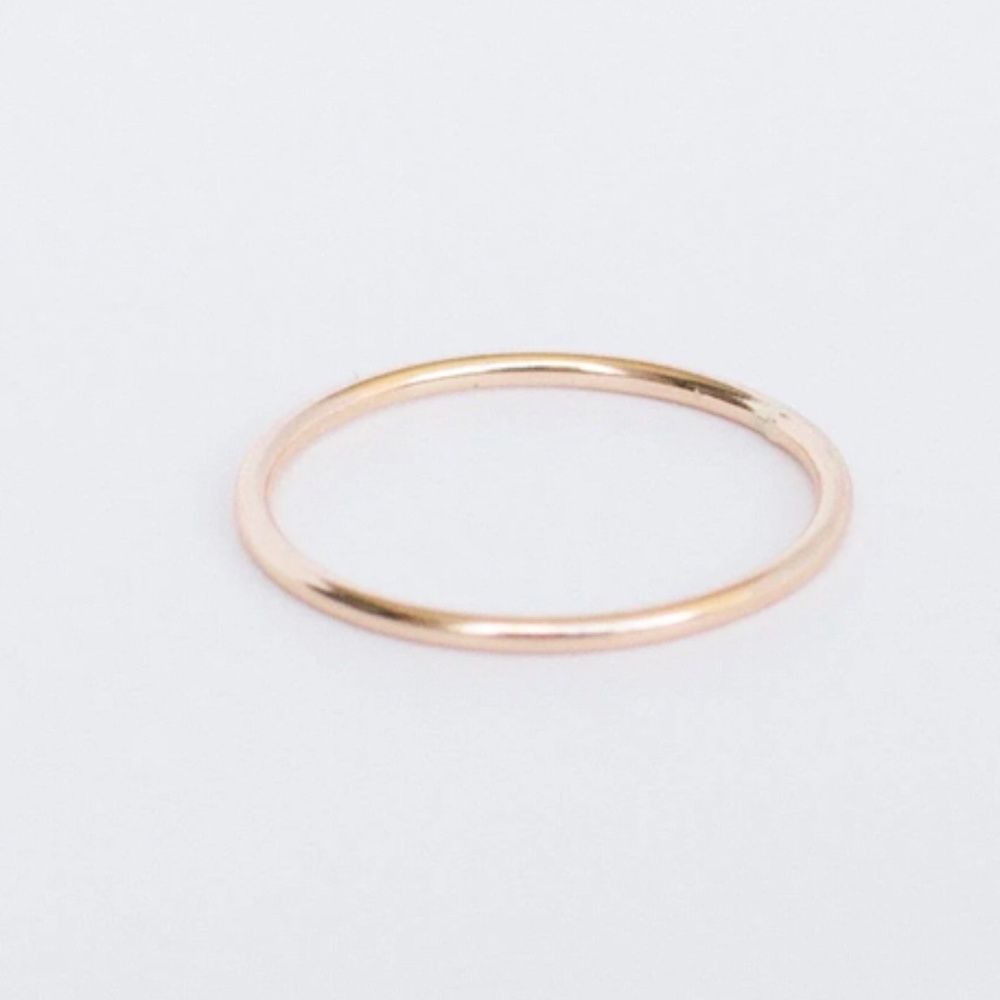 Gold filled stacking ring size 6 made by Mary